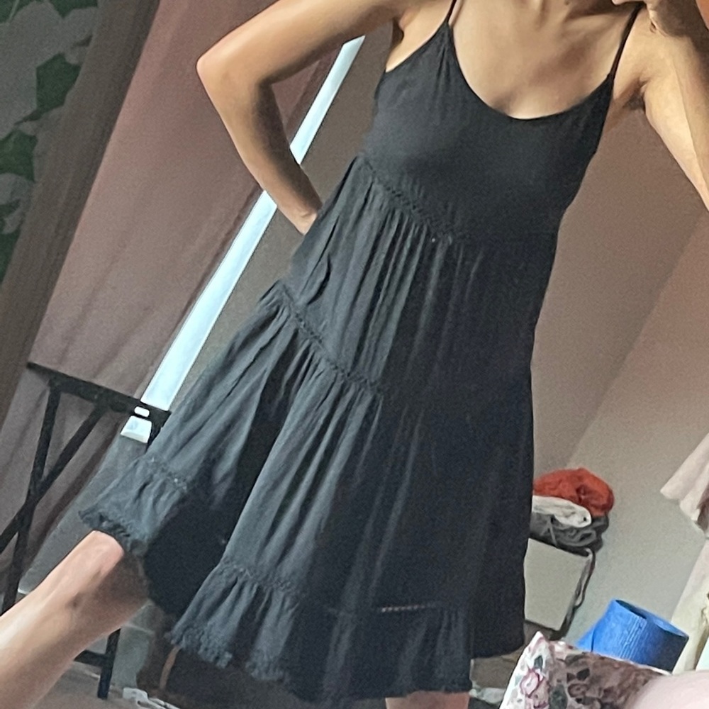 Mossimo Supply Co. Black Babydoll Dress